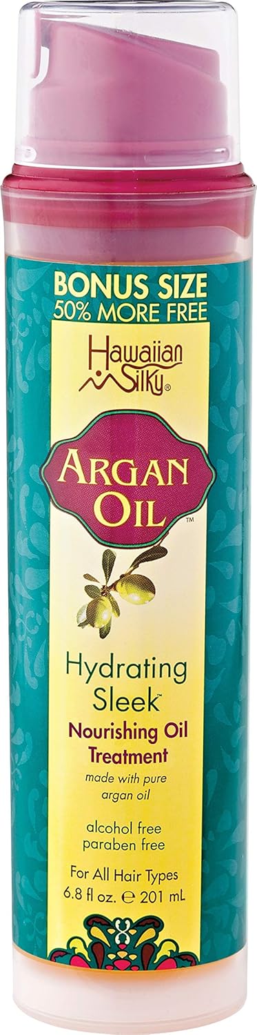 Pure Argan Oil Healing Conditioning Treatment with Fatty Acids, Protein & Vitamin E 6.8 oz - for Dry and Damaged Hair - for Men, Women & Kids of all Hair Types | Strengthen and Moisturize