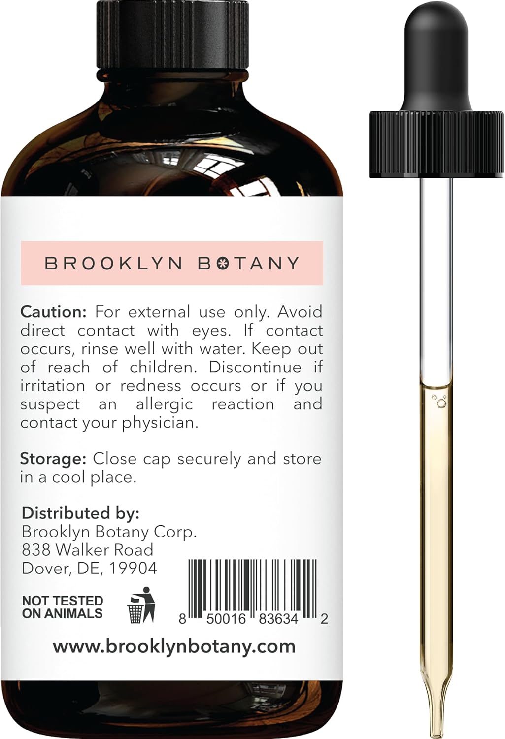 Brooklyn Botany Tea Tree Essential Oil - Huge 4 Fl Oz - 100% Pure and Natural - Premium Grade with Dropper - for Aromatherapy and Diffuser