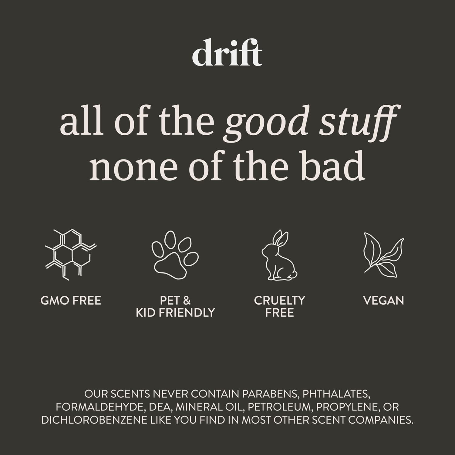 Drift Car Air Freshener - The Original Wood Air Freshener - Car Odor Eliminator - Long Lasting Scent - Metal Clip - Essential Oils - Clean Ingredients - Variety 3 Pack Refill - NO CLIP INCLUDED