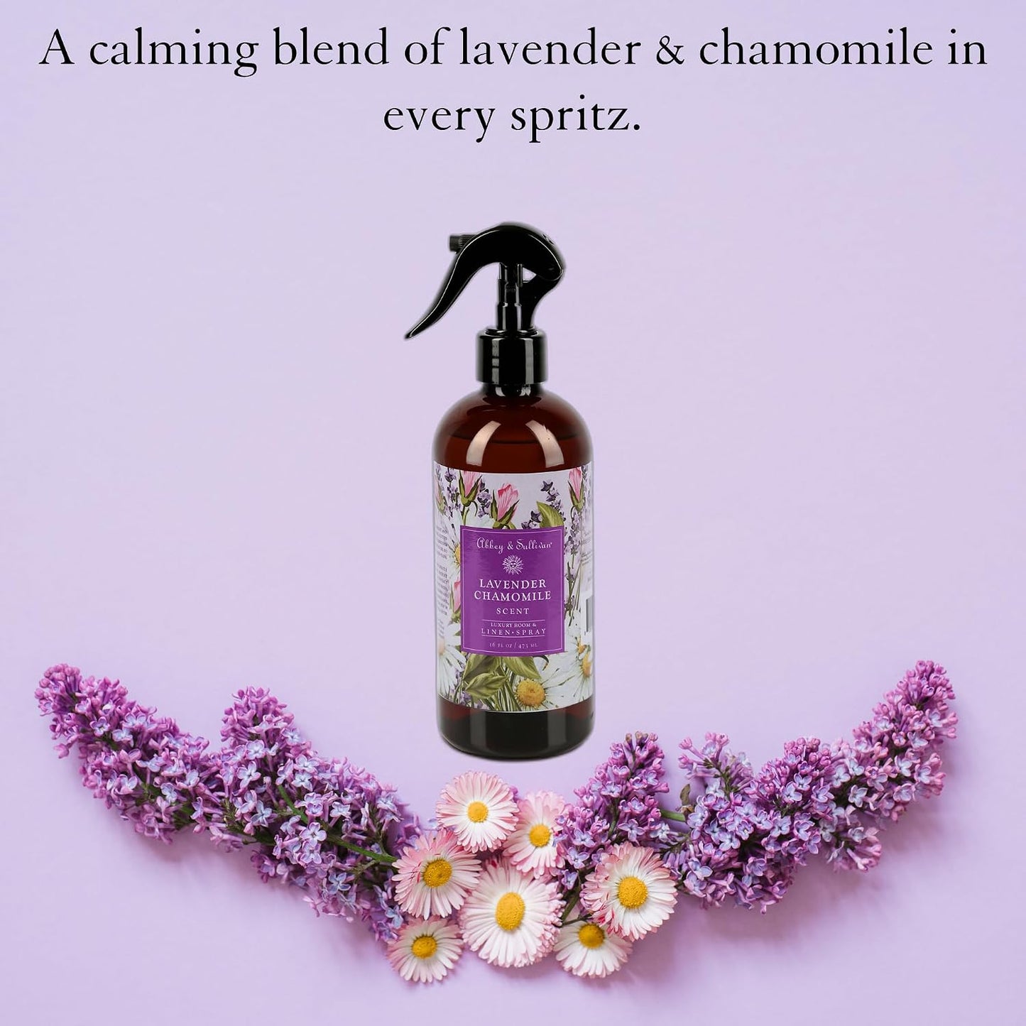 Abbey & Sullivan Linen Spray, Lavender Chamomile, 16 oz