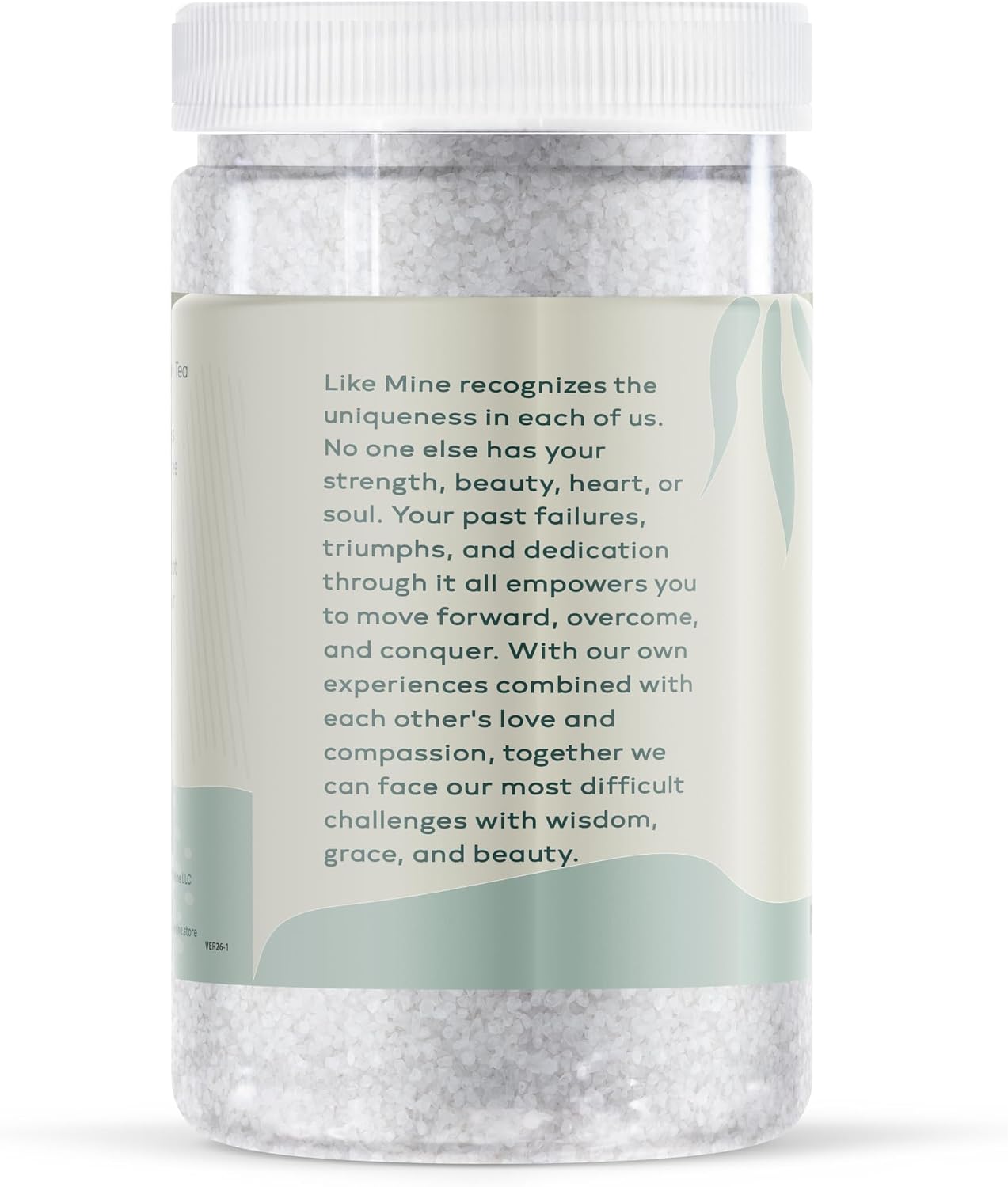 Like Mine Epsom Salt Soak with Tea Tree Essential Oil, 2 lb, Bath & Foot Soak Magnesium Sulfate Blend