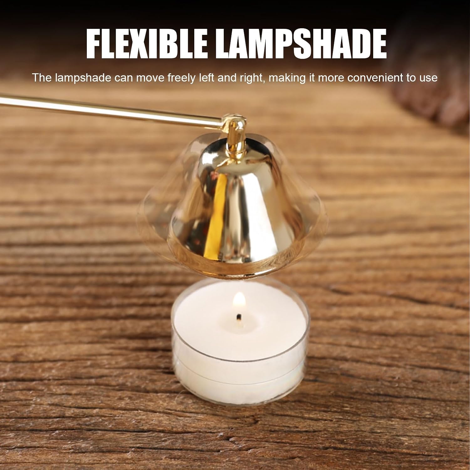 Candle Snuffer, Unique Candle Extinguisher Snuffer, Decorative Candle Extinguisher Metal Candle Tool