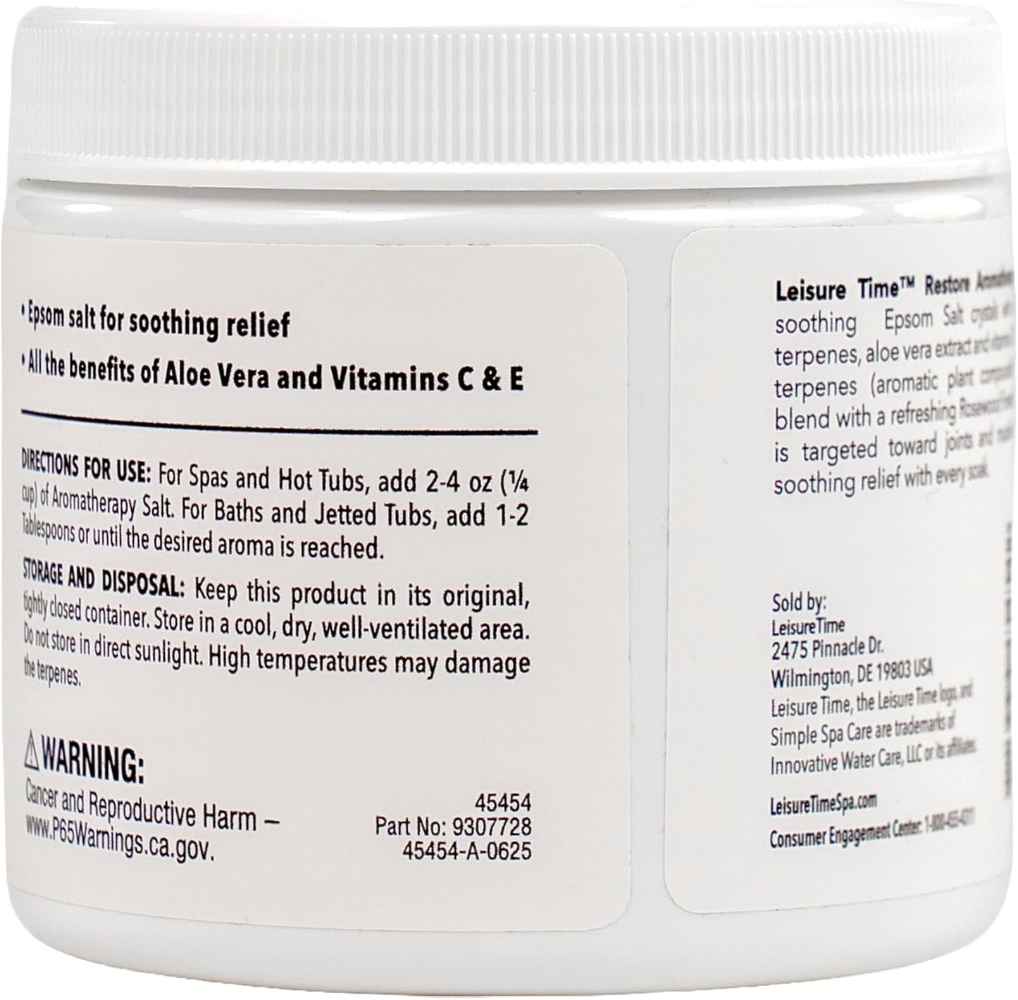 Leisure Time 45454 Aromatherapy Restorefor Spas & Hot Tubs, 16 oz