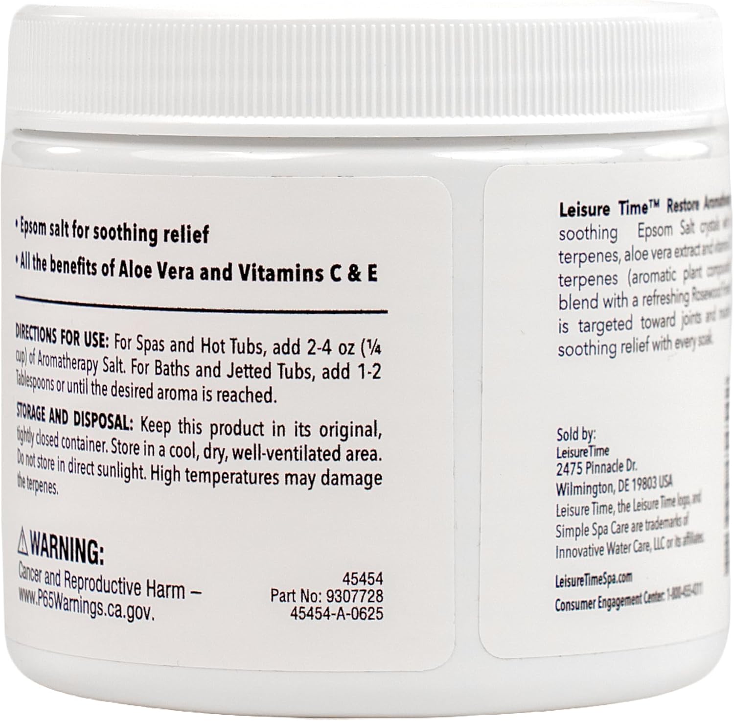Leisure Time 45454 Aromatherapy Restorefor Spas & Hot Tubs, 16 oz