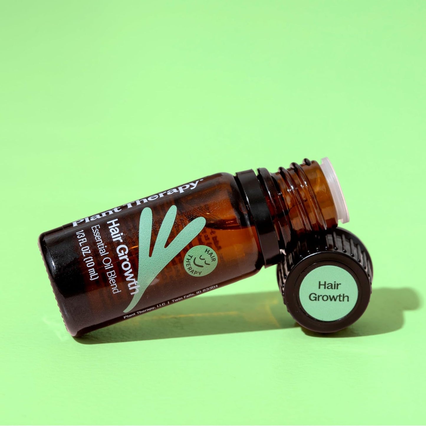 Plant Therapy Hair Therapy Essential Oil Blend 10 mL (1/3 oz) Strengthen, Repair and Grow Hair, 100% Pure, Undiluted, Essential Oil Blend