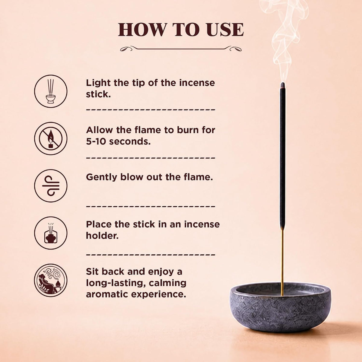 Hem Cinnamon Incense Sticks (120 Sticks, 6 Boxes Inside) - 9 Inches Long, 20g per Box - Perfect for Meditation, Rituals,Cleansing &amp; Yoga.