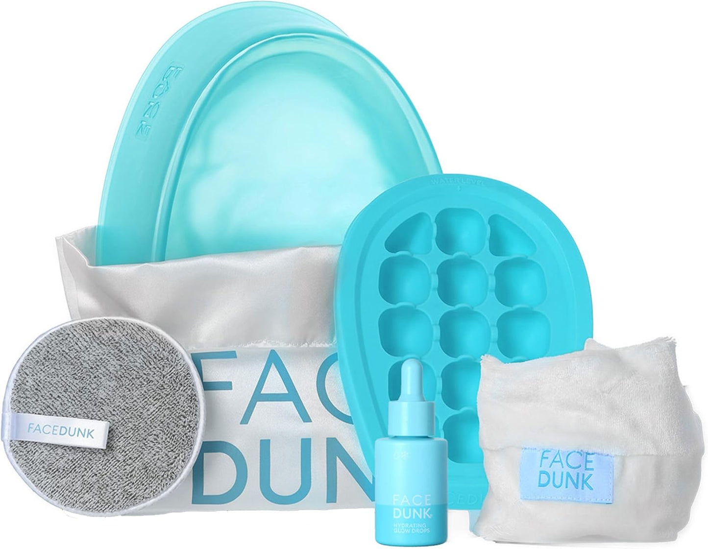 OG Hydrate Kit - Hydrating Ice Facial Kit for Glowing Skin and De-Puffing - At Home Cryo Facial Bowl with Hyaluronic Glow Drops for Hydration and Skin Barrier Care