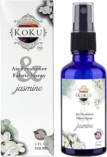 Jasmine Air Freshener - Room Spray - Odor Eliminator - Deodorizer - Car Air Freshener - Home Spray - Linen Spray - Fabric Refresher - Non-Toxic - Alcohol Free – 4 Oz
