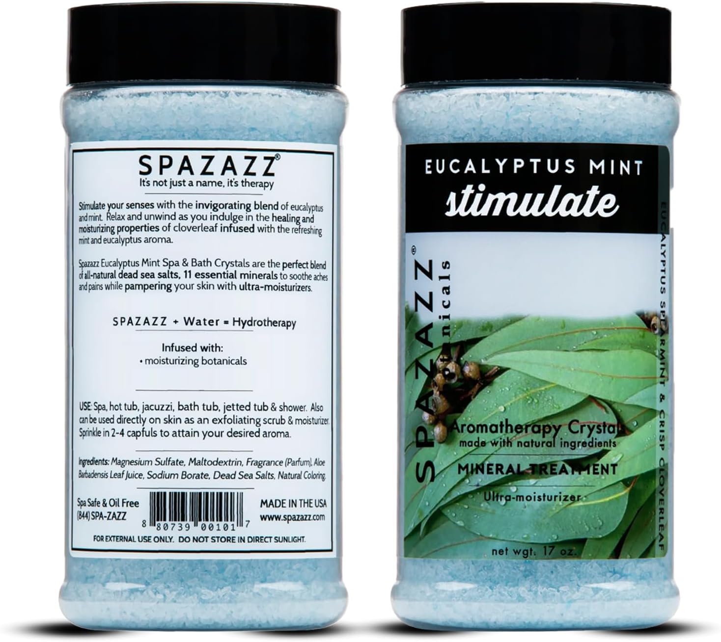 Spazazz Eucalyptus Mint Spa and Bath Crystals