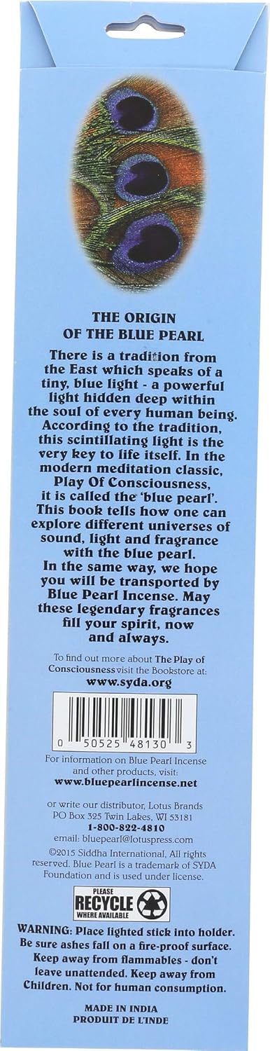 Blue Pearl Classic Fragrance Incense, Classic Champa, 20 Gram