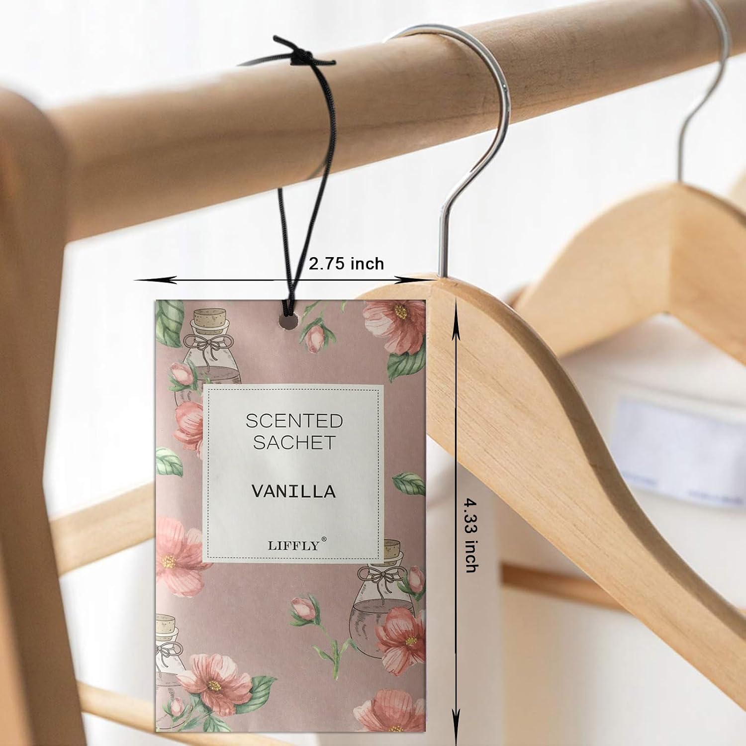 14 Packs Scented Sachets for Drawers and Closets Lavender Rose Jasmine Ocean Vanilla Sandalwood 6 Different Scent Gift Box