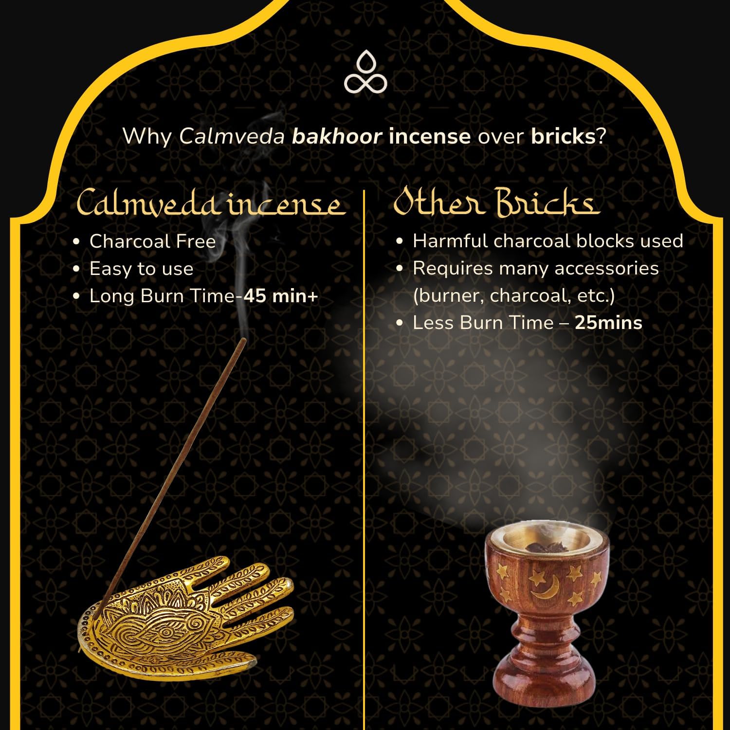 Arabian Oud Bakhoor Incense Sticks - بخور اماراتي (3 Variants, 40+ Incense) Deep Warm Arabic Incenses Like Al Nasaem, Hoor Alain & Al Raheeb Oud Bukhoor | Perfect Islamic Gifts or Eid Gifts