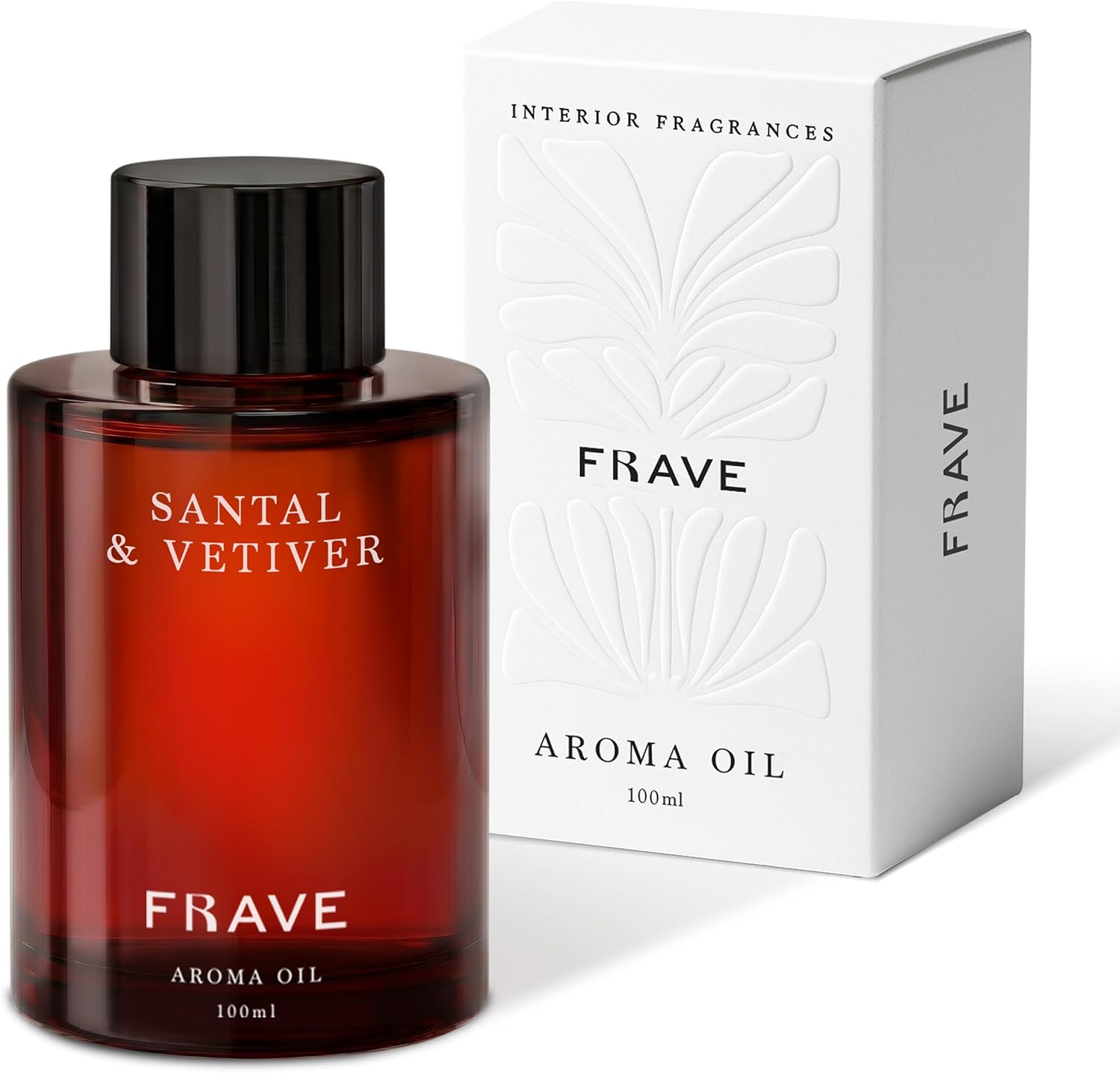 Santal & Vetiver Aroma Oil Refill Scent for Oil Diffusers, 100ml, 3.38 oz, Inspired by Modern Sandalwood Elegance, Luxurious Relaxing Aromatherapy Home Fragrance for Waterless Cold Air Diffusers