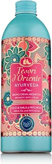 Tesori d’Oriente Bubble Bath for Women, Foaming Bath, Bath Bubbles for Women Relaxing, Luxurious Body Wash for Women & Skin Care - 500 Ml-16.91 us Fl Oz- [Italian Import ]-(Ayurveda)