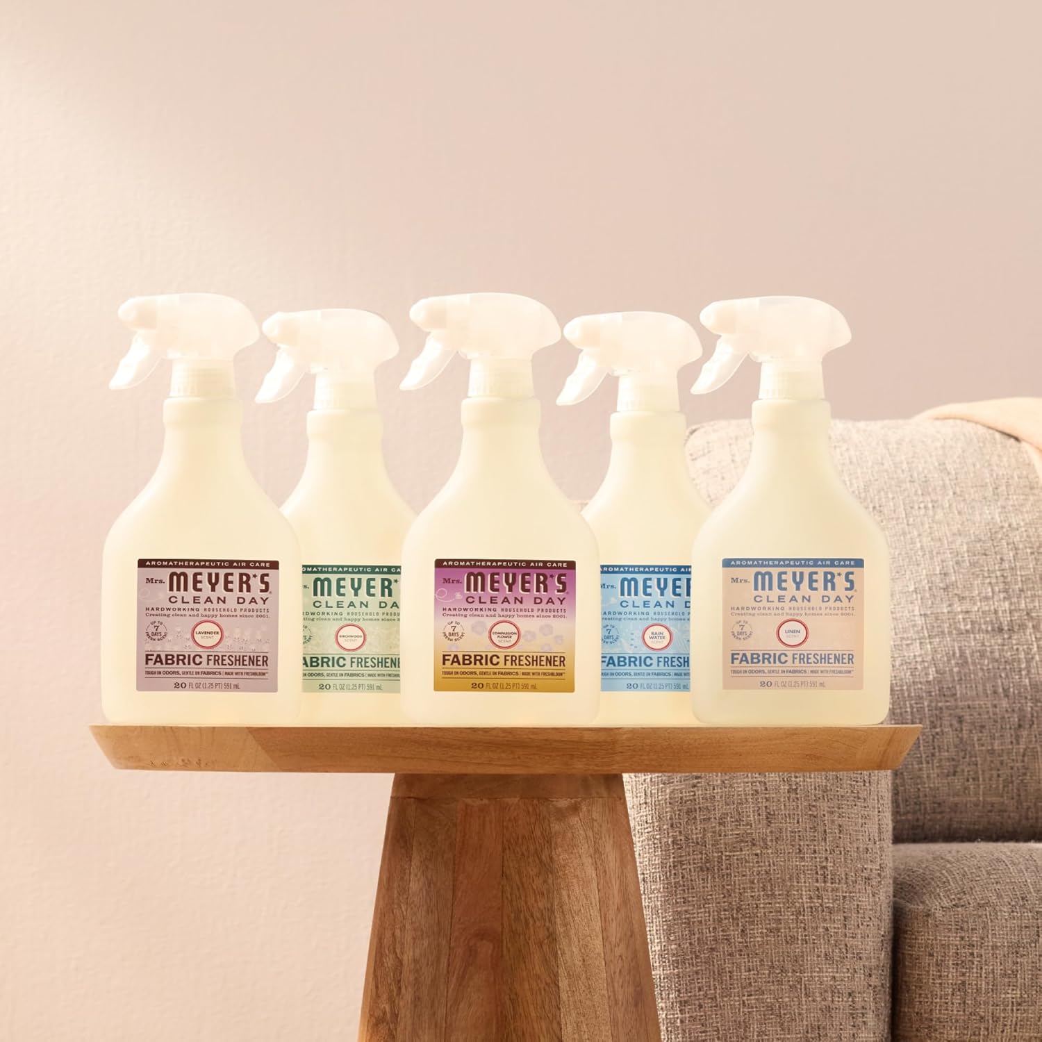 MRS. MEYER'S CLEAN DAY Fabric Freshener, Linen Scent, 20 Ounce Bottle