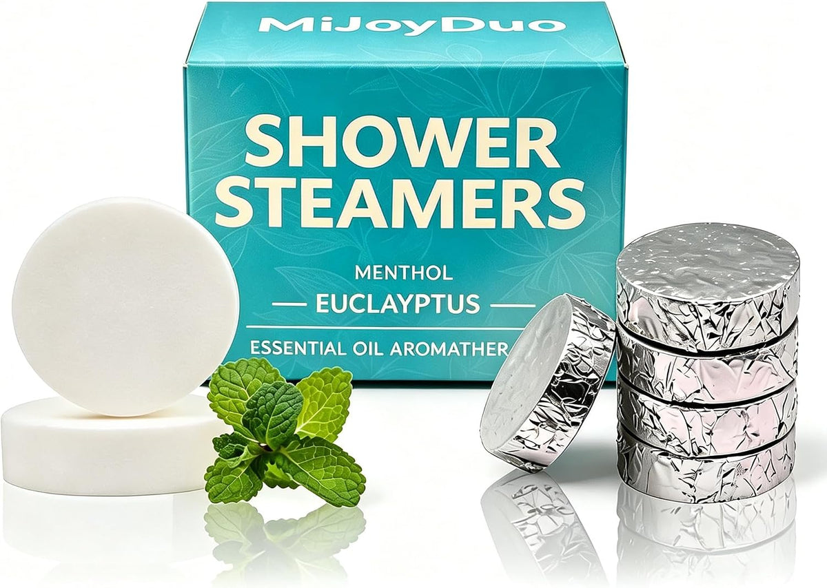 5 Pack Eucalyptus Mint Shower Steamers, Aromatherapy Gift