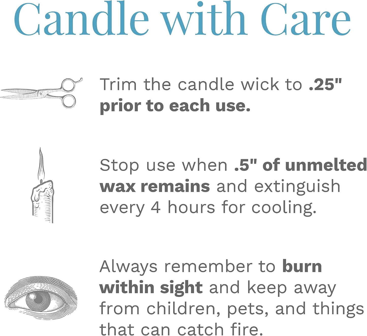 CANDLE-LITE Ocean Blue Mist Scent 3-Wick Aromatherapy Candle with 20-40 Hours of Burn Time, 10 oz