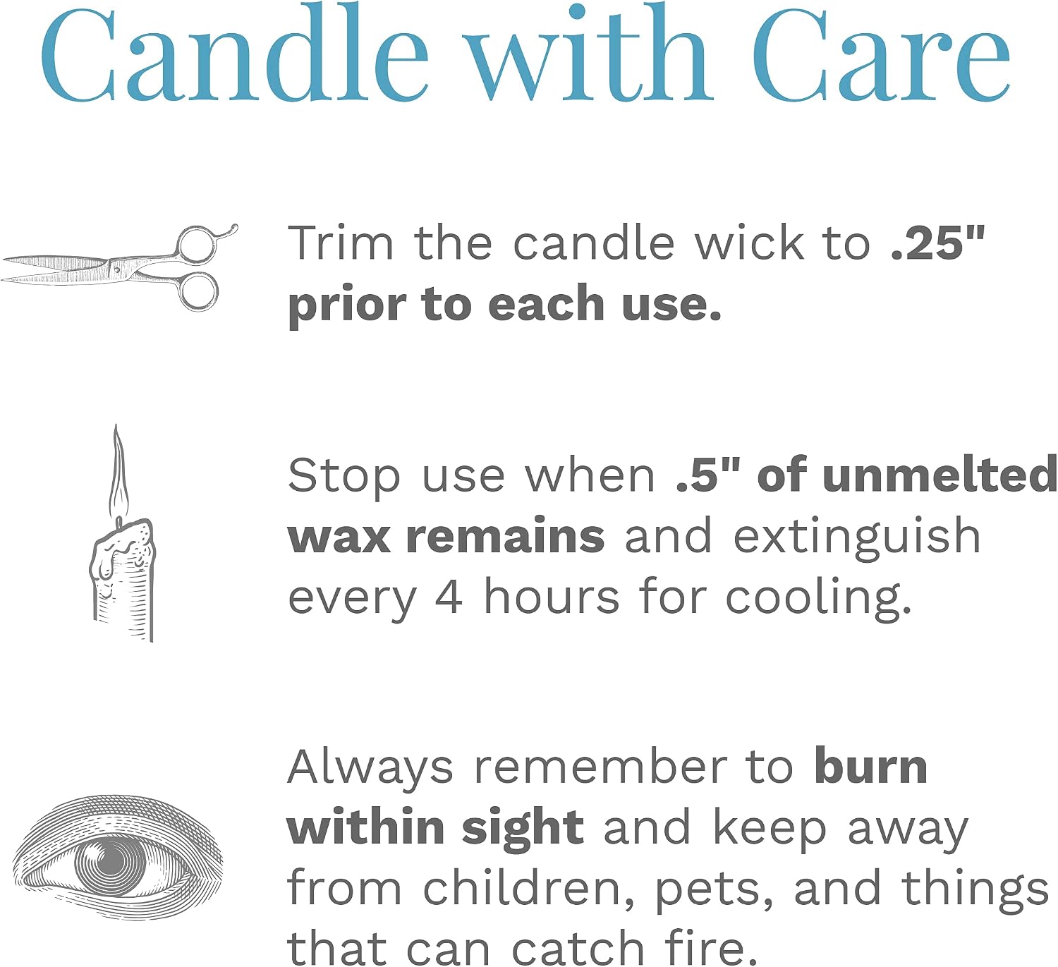 CANDLE-LITE Ocean Blue Mist Scent 3-Wick Aromatherapy Candle with 20-40 Hours of Burn Time, 10 oz