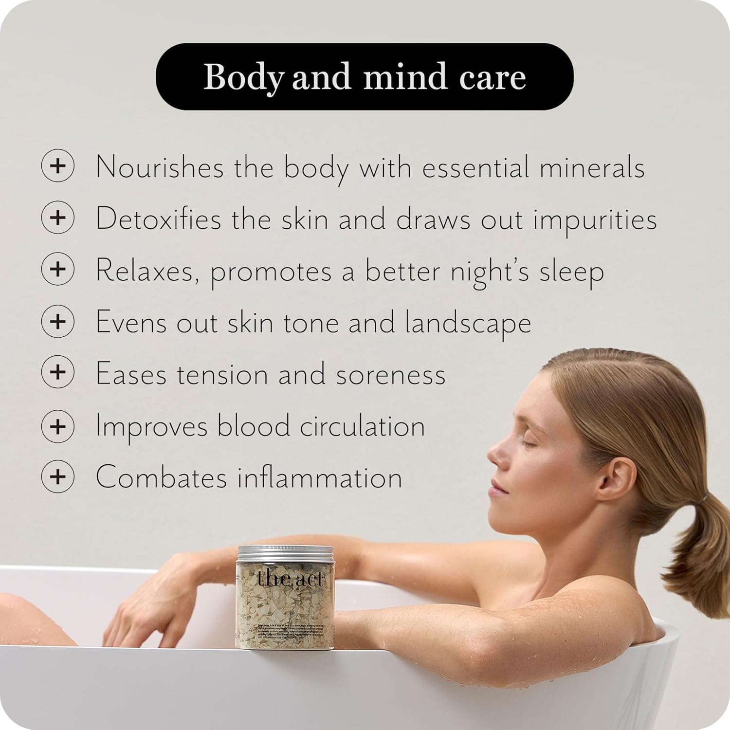 Magnesium Flakes for Bath – Relaxing Aromatherapy Blend with Ylang-Ylang, Lavender & Mandarin Oils for Muscle Relief, Detox, Better Sleep – Magnesium Bath Soak for Women Men - Bath Salts 14.11 Oz