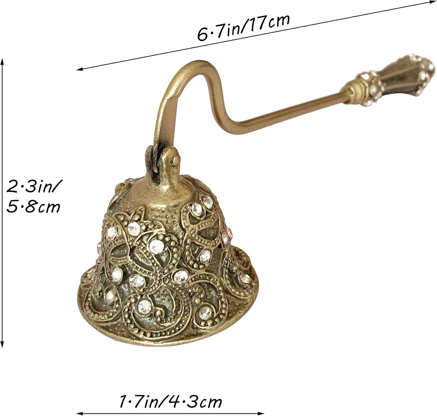 Candle Snuffer, Unique Candle Extinguisher Snuffer, Decorative Candle Extinguisher Metal Candle Tool