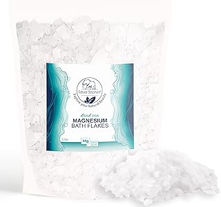 Natural Elephant Dead Sea Magnesium Bath Flakes | 5 lb (80 oz) Bag | Pure Magnesium Chloride Soak for Body and Foot | Ideal for a Soothing Bath Experience | Alternative to Epsom Salt