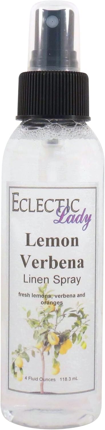 Lemon Verbena Linen Spray, 8 oz, For Bed, Fabric & Pillow