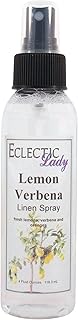 Lemon Verbena Linen Spray (Double Strength), 16 ounces - Eclectic Lady Sheet and Linen Spray - No Artificial Colors, Parabens, or Preservatives - Long-Lasting Scent for Bed, Fabric & Pillow