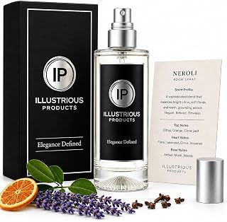 Neroli Room Spray for Home – Luxury Long-Lasting Fragrance Mist, Citrus Floral Woody Scent, Premium Glass Bottle & Gift Box, Fine-Mist Sprayer, Made in USA, 3.3 fl oz / 100 ml