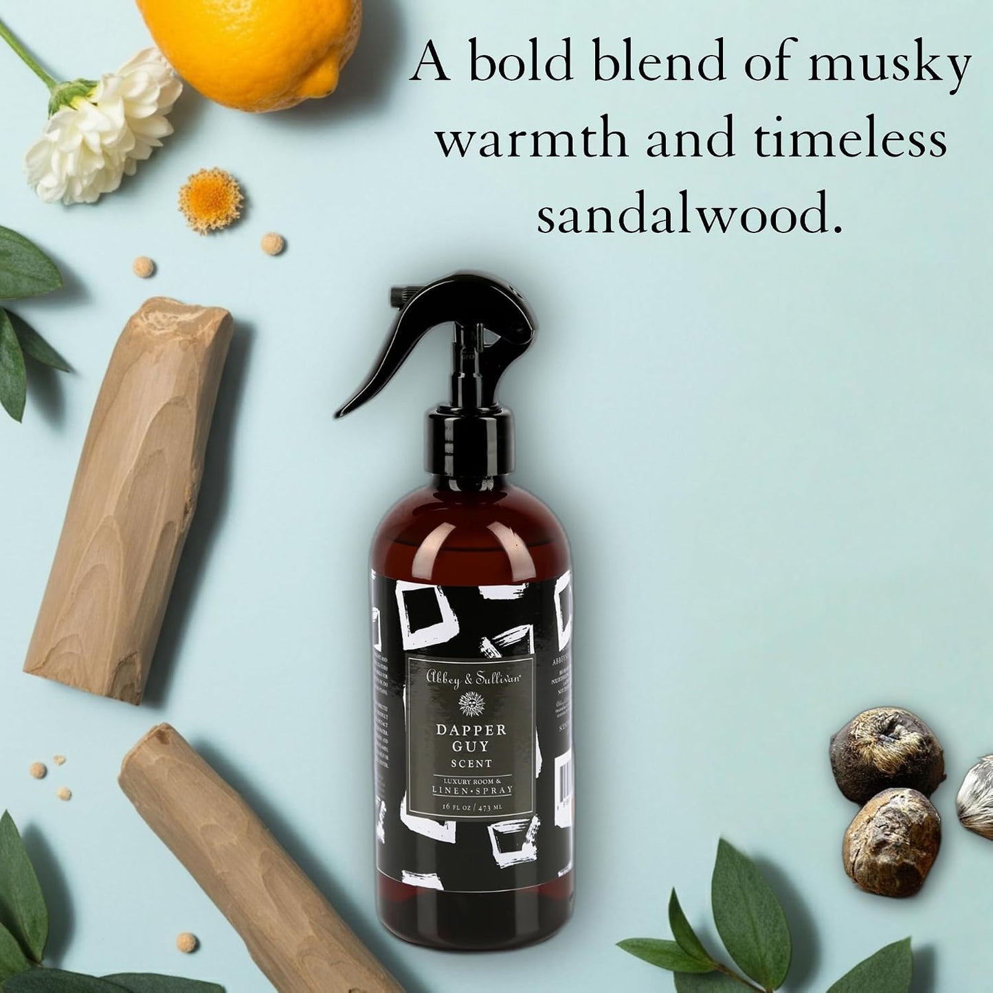 Abbey & Sullivan Linen Spray, Dapper Guy, 16 oz