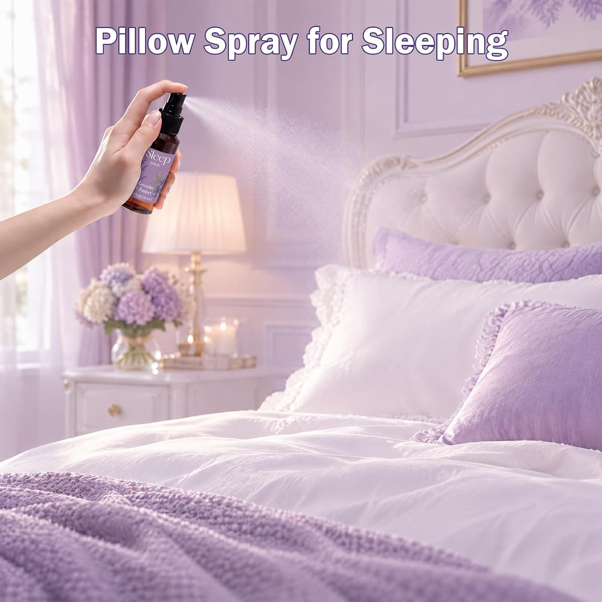 SCENTORINI Sleep Spray, 10.14 FL Oz Calming Lavender Pillow Spray for Sleep