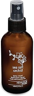 Hemlock Park Sea Salt Orchid Botanical Mist Room + Linen Spray | 4 oz Glass Bottle | Made in USA