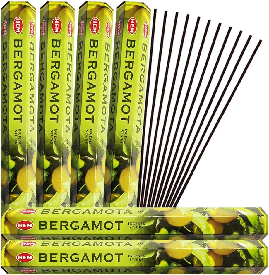 Bergamot Incense Sticks and Incense Stick Holder Bundle Insence Insense Hem Incense Sticks