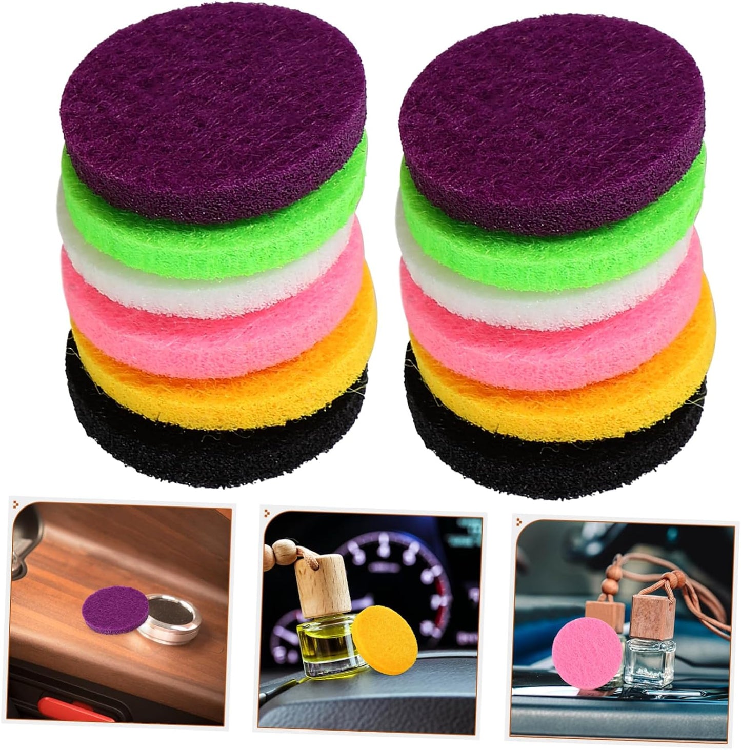 MAGICLULU 12pcs Scentfill Refills Aromatherapy Diffuser Pads Essential Oil Diffusers for Essential Oils Replacement Pads