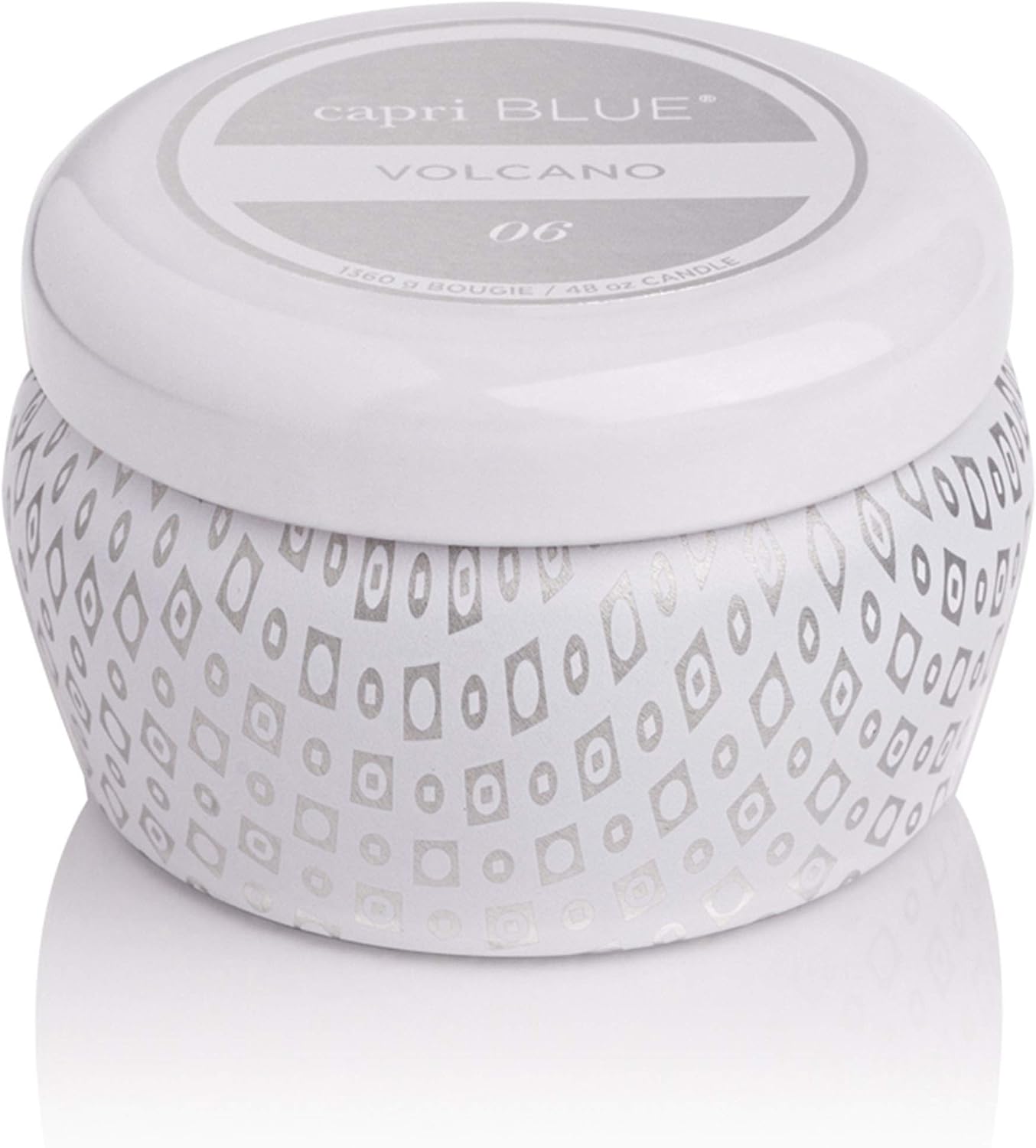 Volcano White Mini Tin Candle