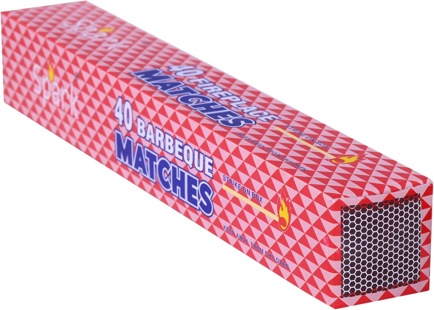 Spark Long Wooden Matches for Barbeque Grilling, Fireplace, Camping, Candles | 11" Long Wholesale,40 in Each Box(3)