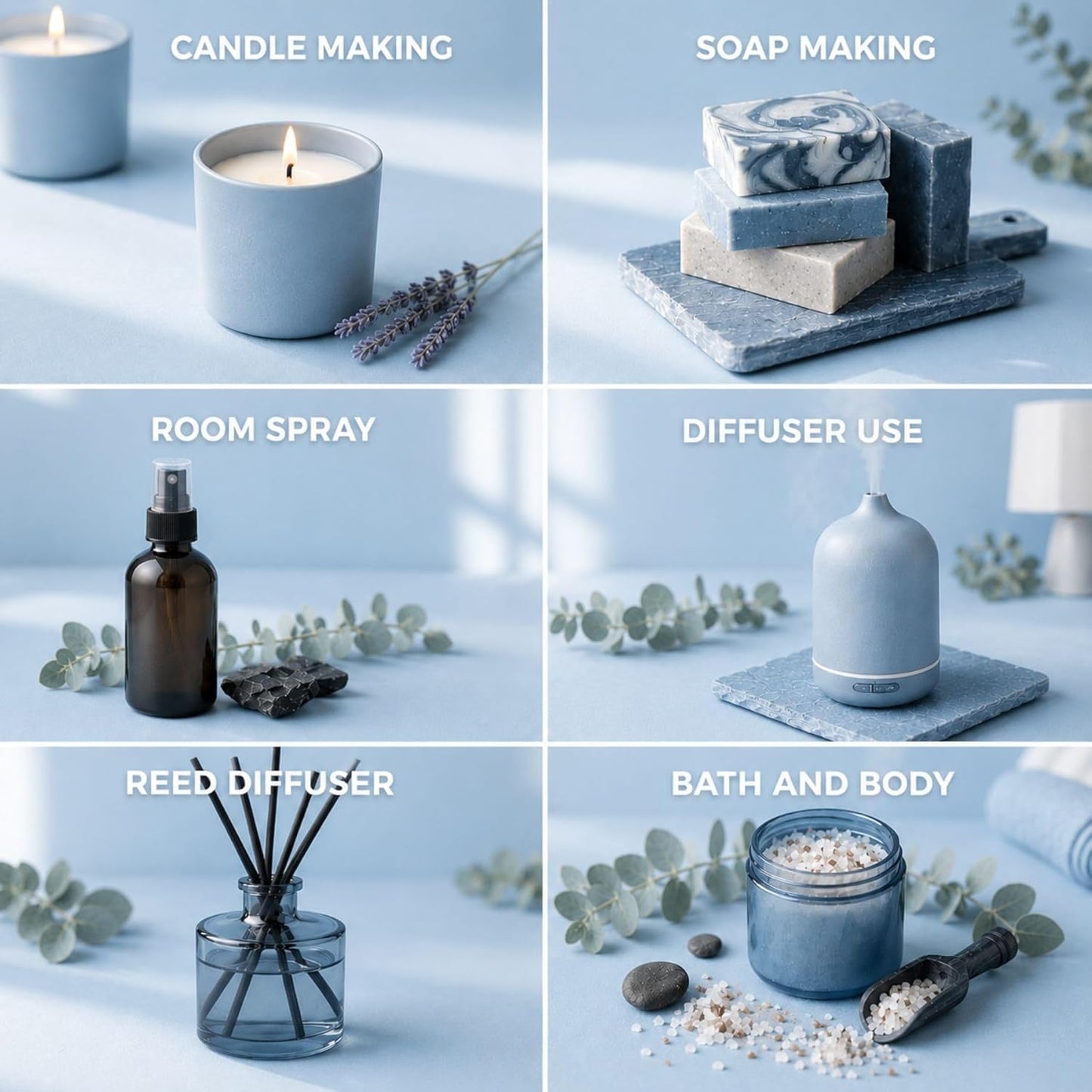 Scentia Coastal (Cabana) Aromatherapy Oil for Diffuser – Hotel Scent Inspired by 5-Star Spa – 20 mL – Jasmine, Bergamot & Sea Breeze Natural Fragrance Oil for Waterless & Cold Air Diffusers