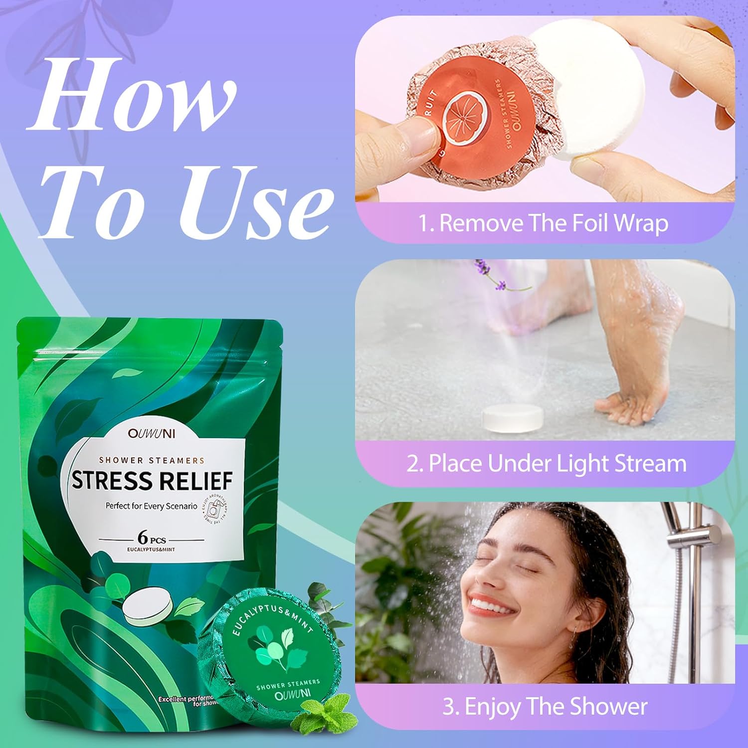 Shower Steamers Aromatherapy - 18 Pack Shower Bombs Natural Organic Essential Oils, Birthday Gifts for Mom Wife, Self Care Relaxation Gifts for Women Her Grandma