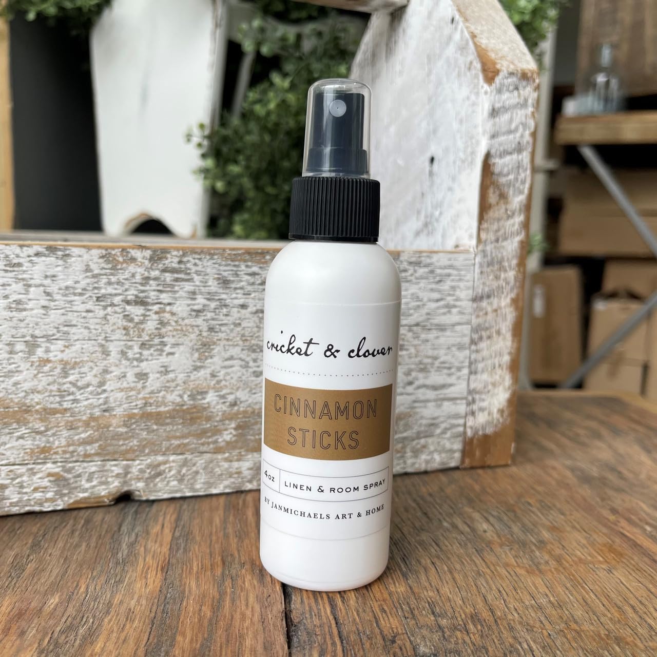 Linen and Potpourri Room Spray – Cinnamon Stick | 4 oz Bottle | Warm Blend of Cinnamon, Clove, Nutmeg, Vanilla & Tonka