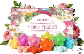 15-Pack Aromatherapy Shower Steamers, Essential Oils Shower Tablets, Shower Melts, 8 Assorted Scents, Graduation Gifts, Self Care Gift, Birthday Gift for Women, Wife, Girlfriend, Relaxing