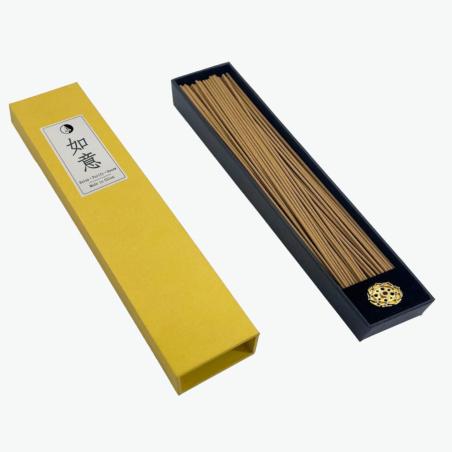 Chinese Natural Kynam Agarwood Boasts a Distinctly Unique Aroma,ldeal for Home Incense, Meditation & More,Premium Incense Sticks, 8 Inch Traditional 125 Count Pack, 35 Minutes Burning Time