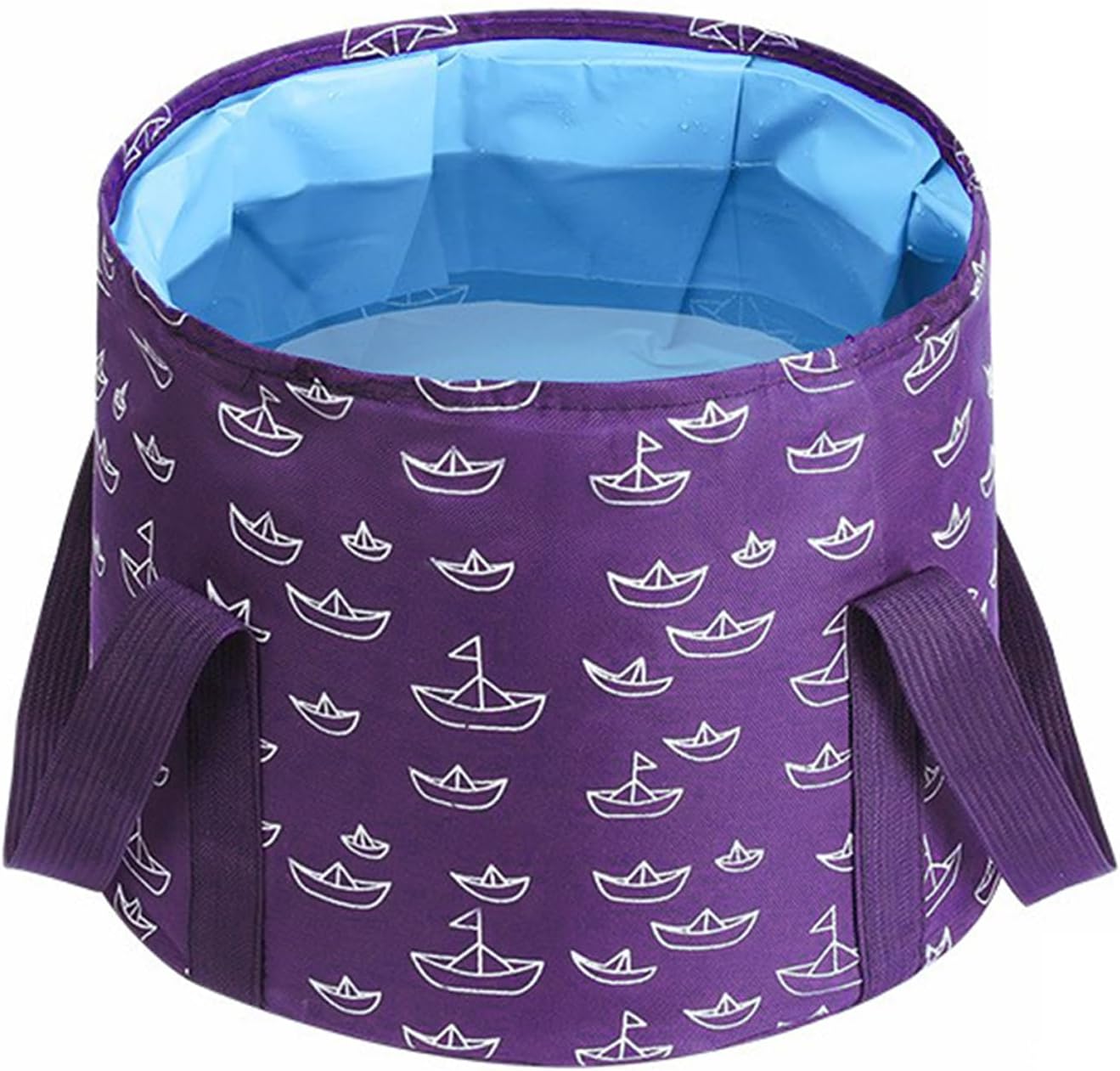 Collapsible Bucket for Soaking Feet, Purple Portable Travel Foot Bath Tub, Foot Soaking Bath Basin Portable, Foot Spa Soaking Feet Home Pedicure Basin Outdoor Camping