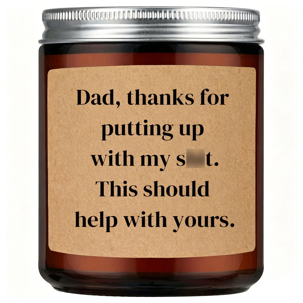Funny Lavender Scented Soy Candle