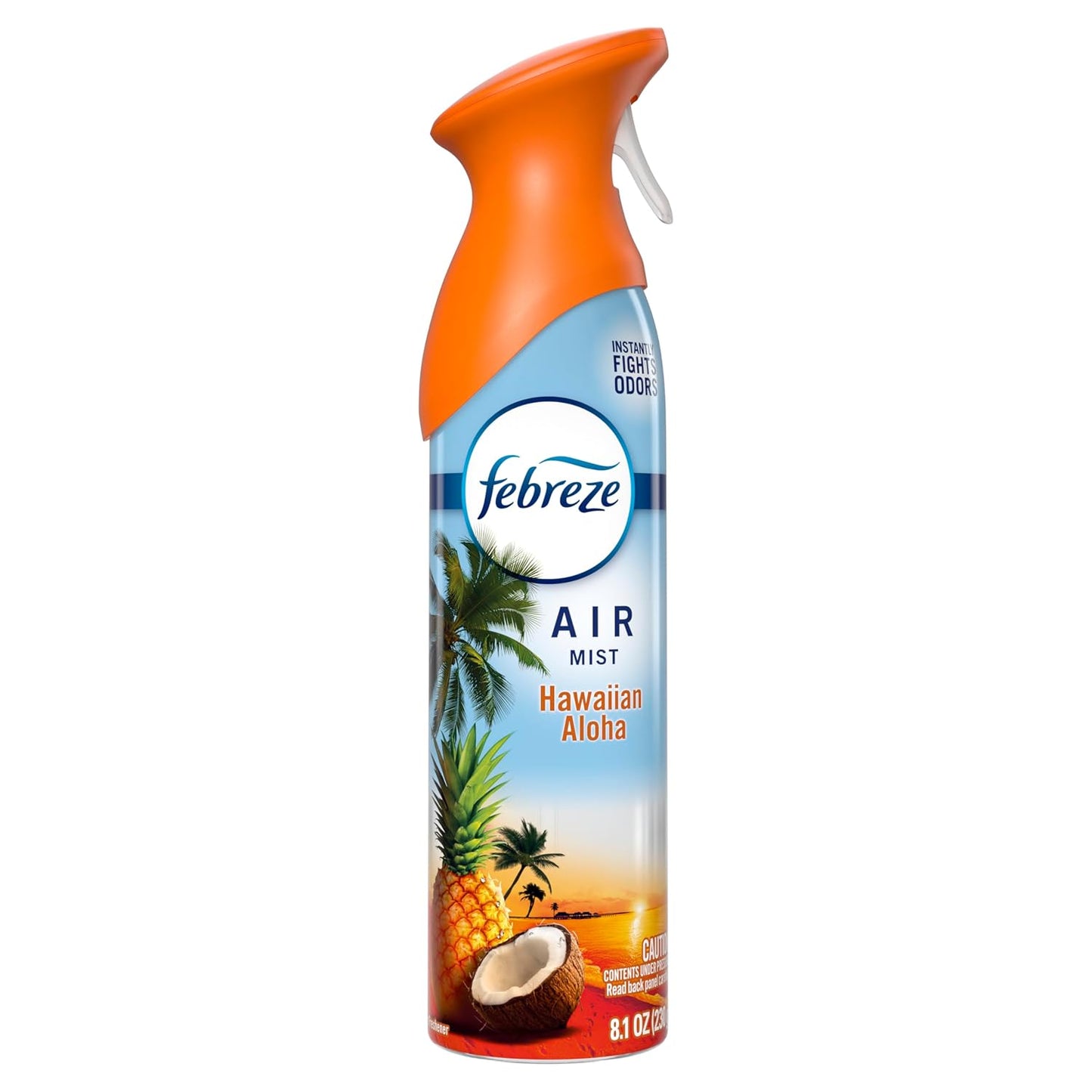 New & Improved Air Mist Hawaiian Aloha, Air Freshener, Home and Kitchen Essentials, Odor Fighting Room Spray, 8.1 oz bottle