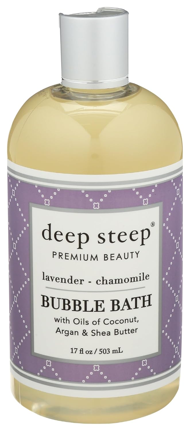 Deep Steep Bubble Bath, Lavender Chamomile, 17 Ounces