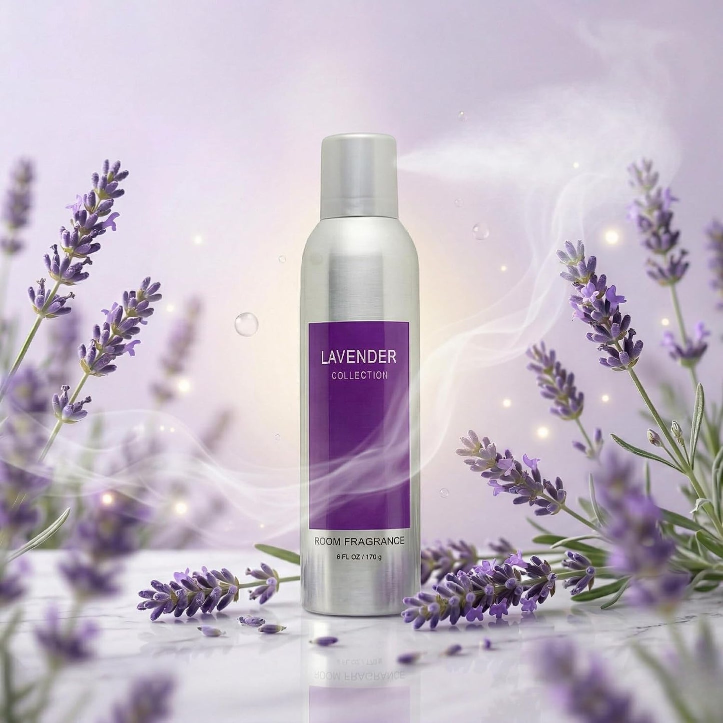 Room Fragrance Air Freshener Spray Concentrated Bathroom, Kitchen, Car, or Office Deodorizer, U.S.- Made by AP Fragrance (Lavender)