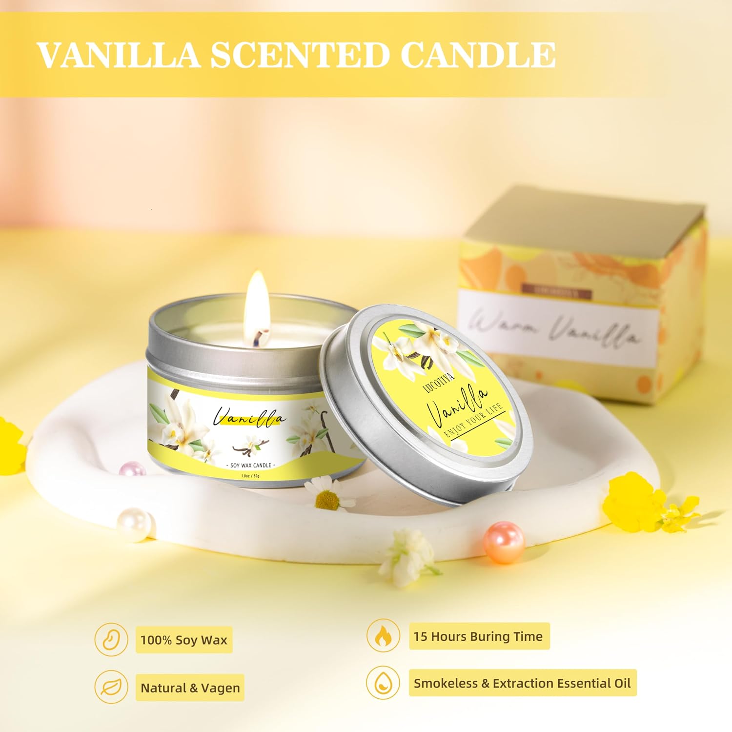 Gifts for Women, Birthday Gifts for Women, Bath and Body Gifts Set, Vanilla Spa Gift for Self Care,Thank you Relaxing Bath Sets for Mom, Girlfriend, Sister, Female Friends, Coworker
