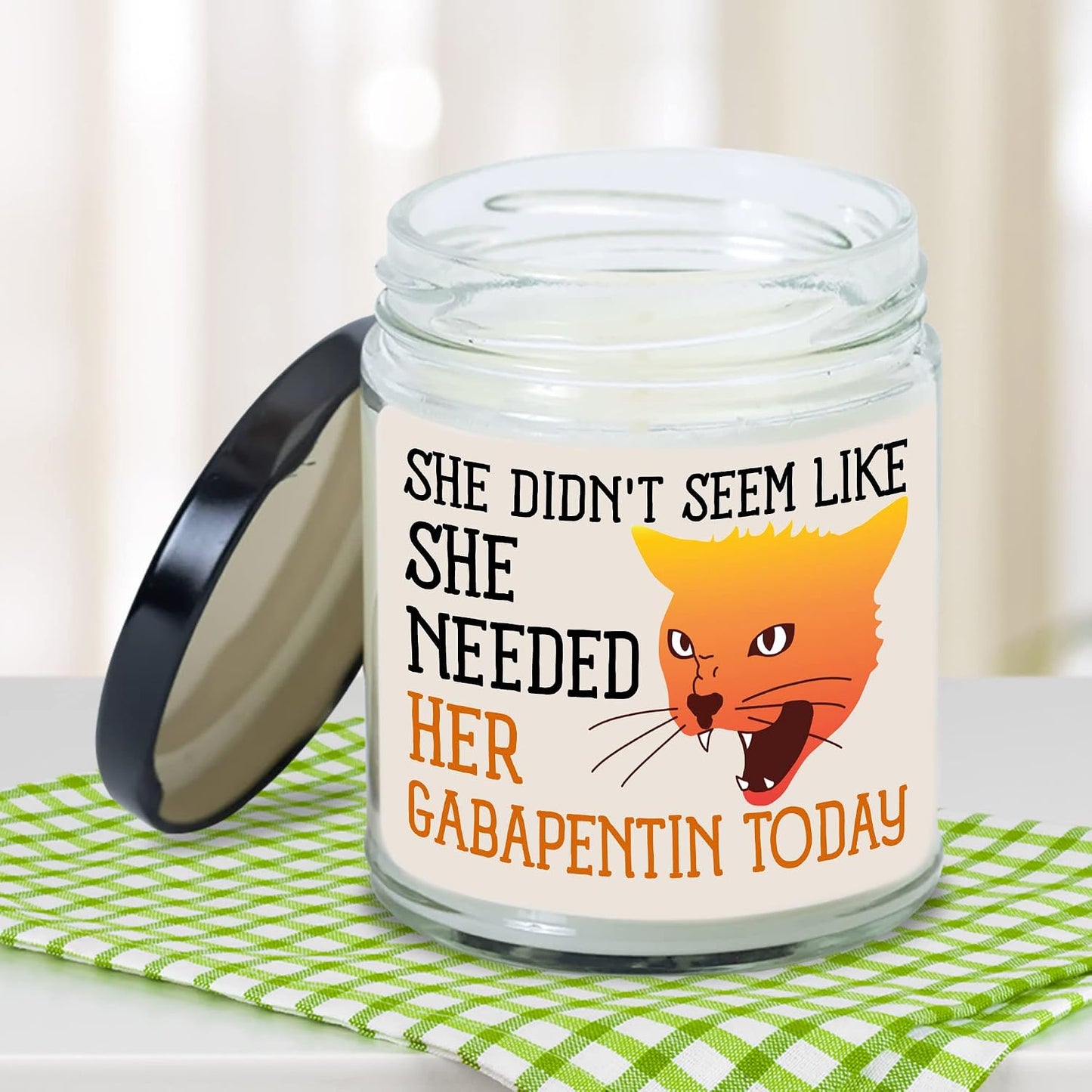 Veterinary Candle Didn't Seem Like Needed Gabapentin Thank You Gift for Vet Coworker Women, Birthday Christmas Gift for Veterinarian Vet Tech Assistant Vet Student, Vet Week Gift Home Decor