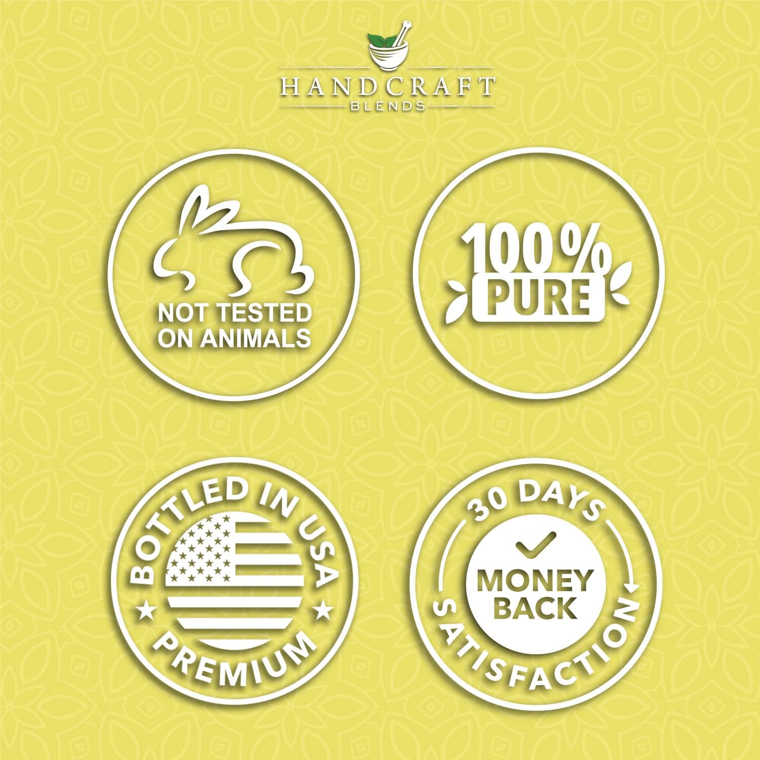 Handcraft Blends Zesty & Fresh Set: Lemongrass and Lemon Essential Oils – (2 x 4 Fl Oz) – 100% Pure & Natural – for Diffuser, Aromatherapy, and DIY Projects