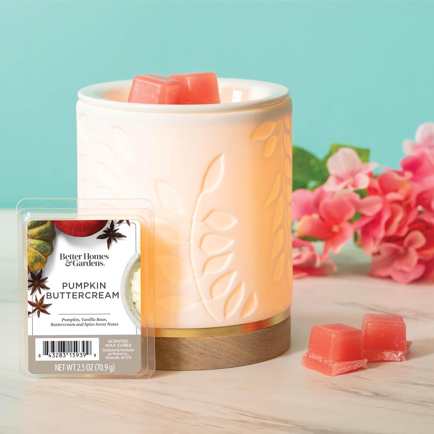Better Homes and Gardens Scented Wax Cubes 2.5oz 2-Pack (Pumpkin Buttercream)