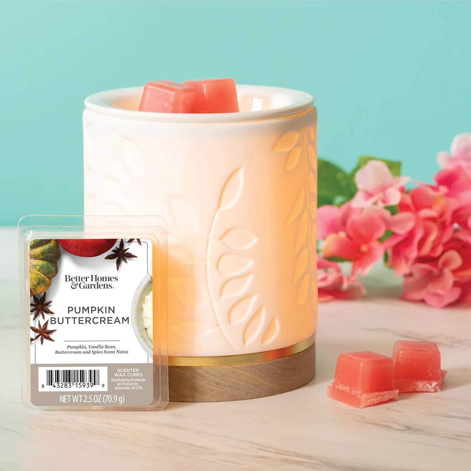 Better Homes and Gardens Scented Wax Cubes 2.5oz 2-Pack (Pumpkin Buttercream)